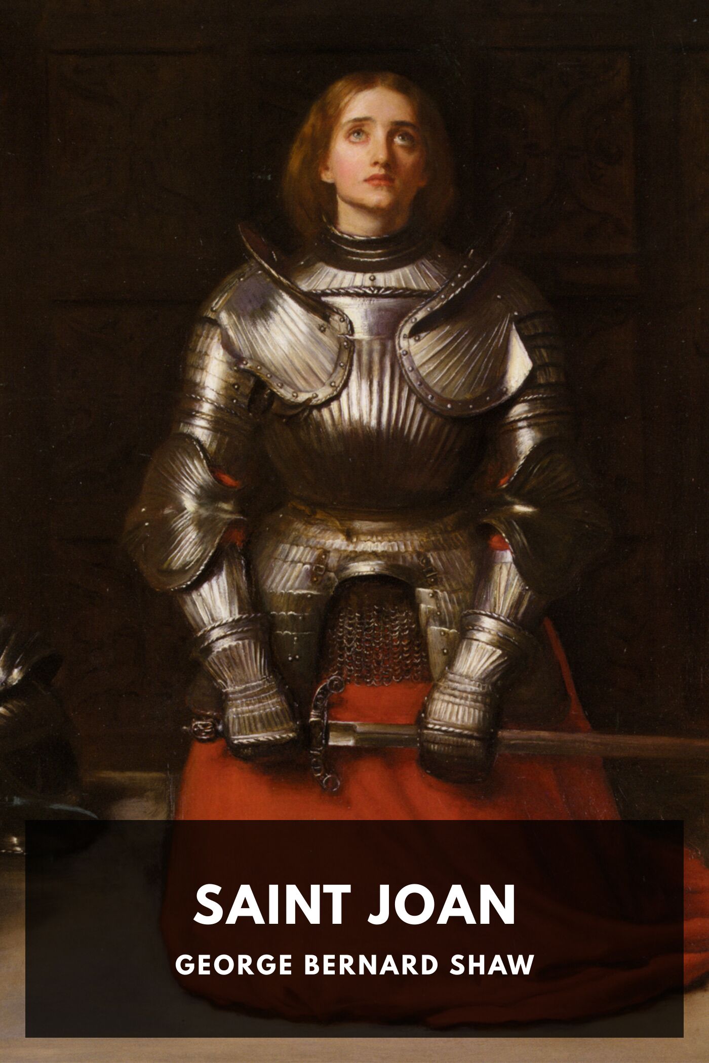 Illustrated cover for Saint Joan by George Bernard Shaw
