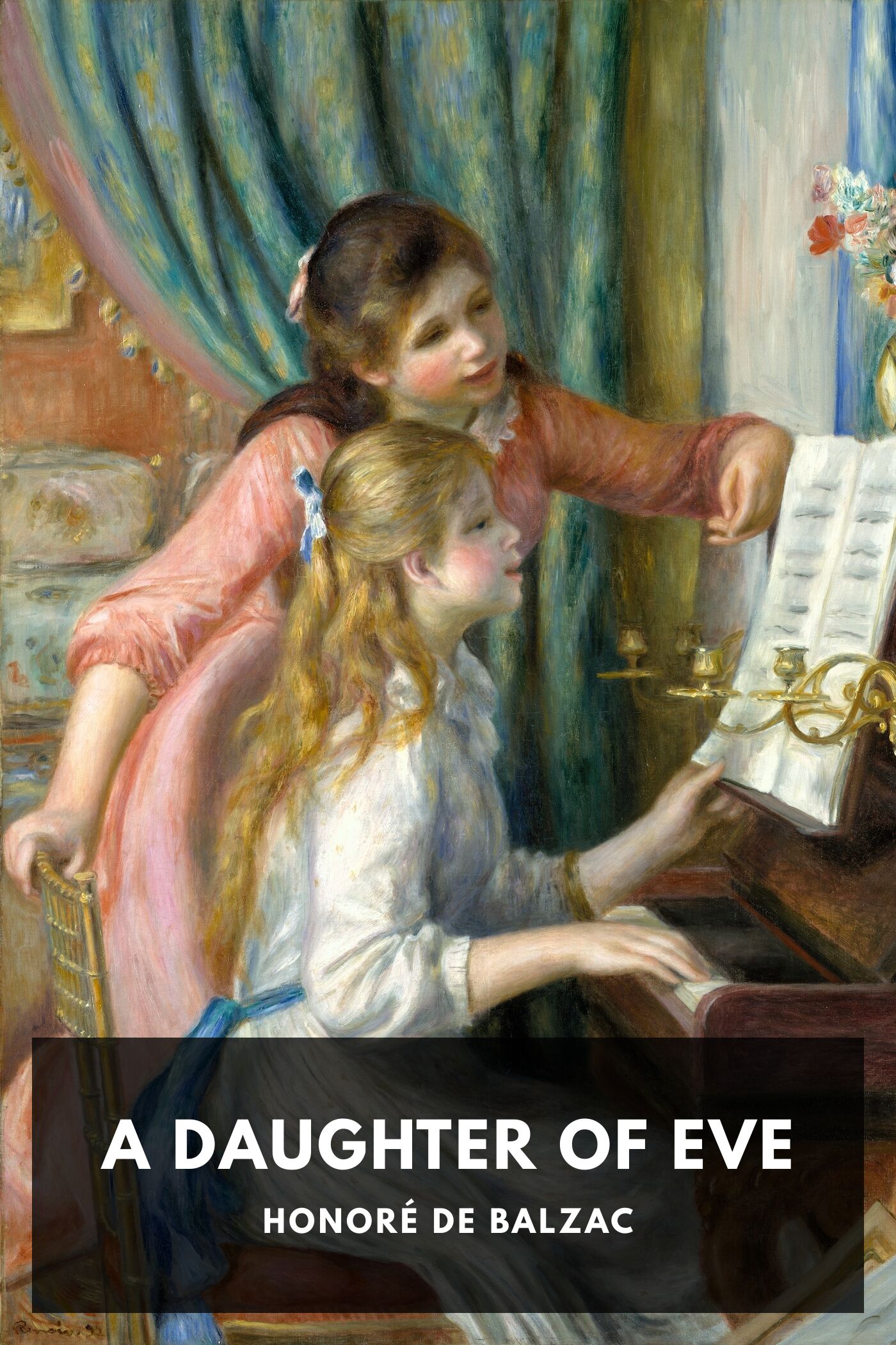 Illustrated cover for A Daughter of Eve by Honoré de Balzac