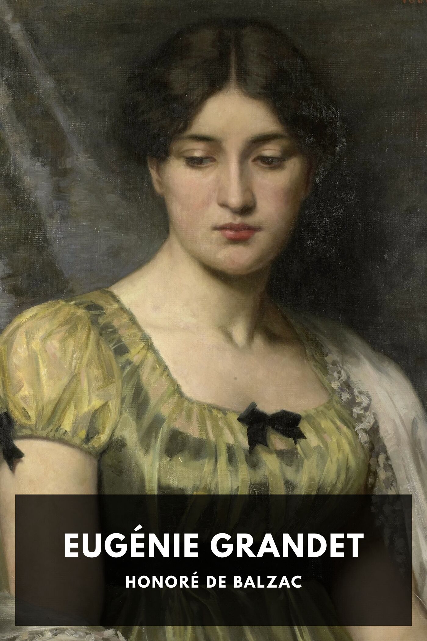 Illustrated cover for Eugénie Grandet by Honoré de Balzac