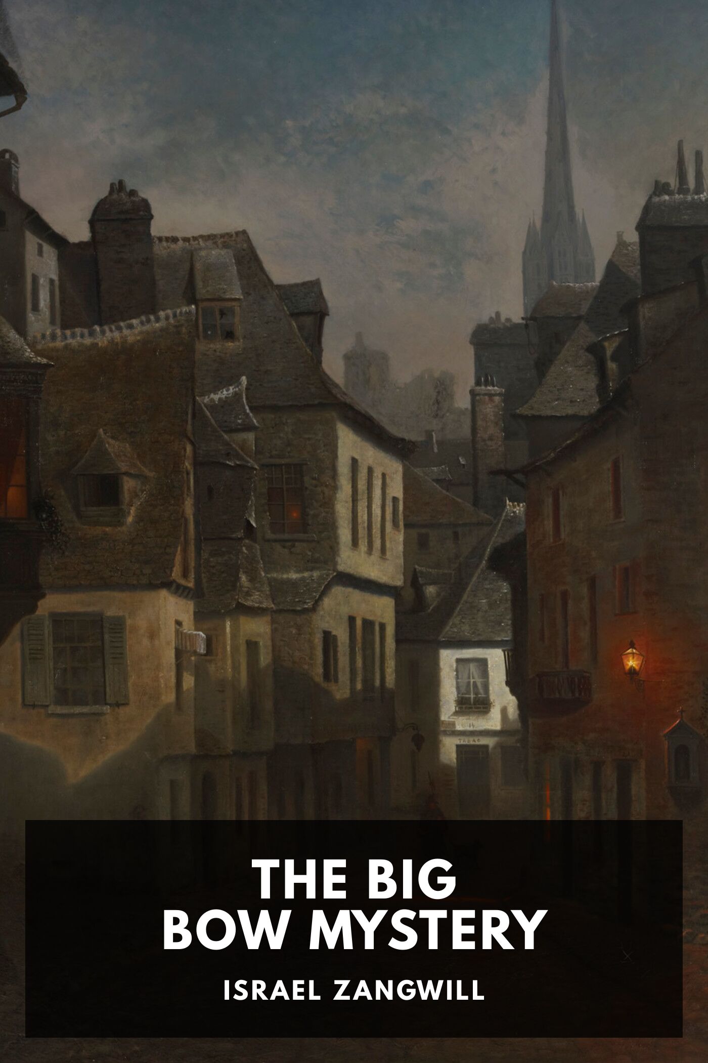 Illustrated cover for The Big Bow Mystery