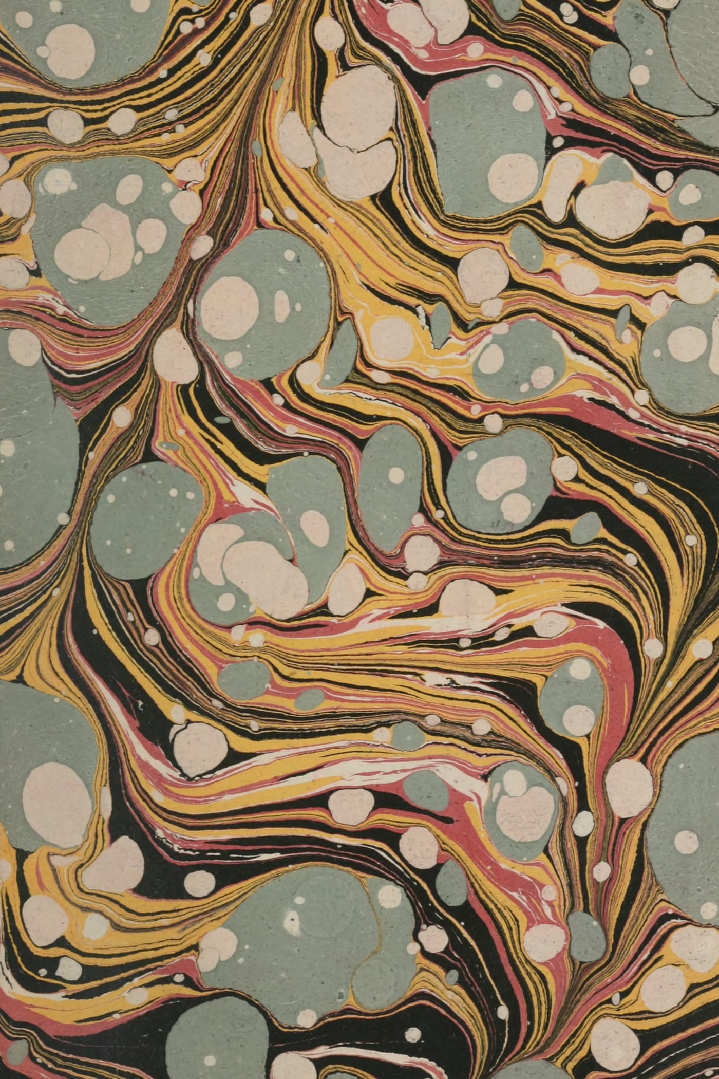 A marbled page.