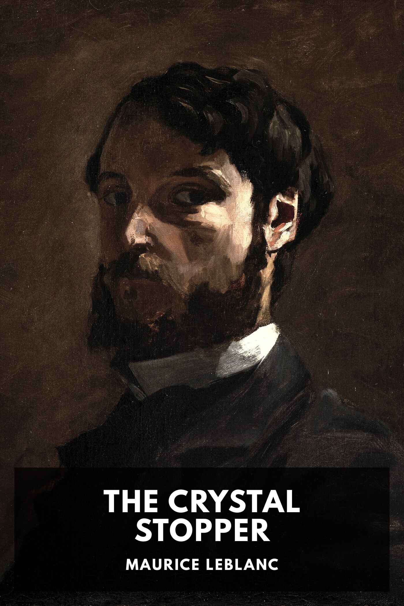 Illustrated cover for The Crystal Stopper by Maurice Leblanc