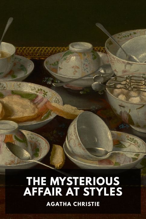 The cover for the Standard Ebooks edition of The Mysterious Affair at Styles, by Agatha Christie