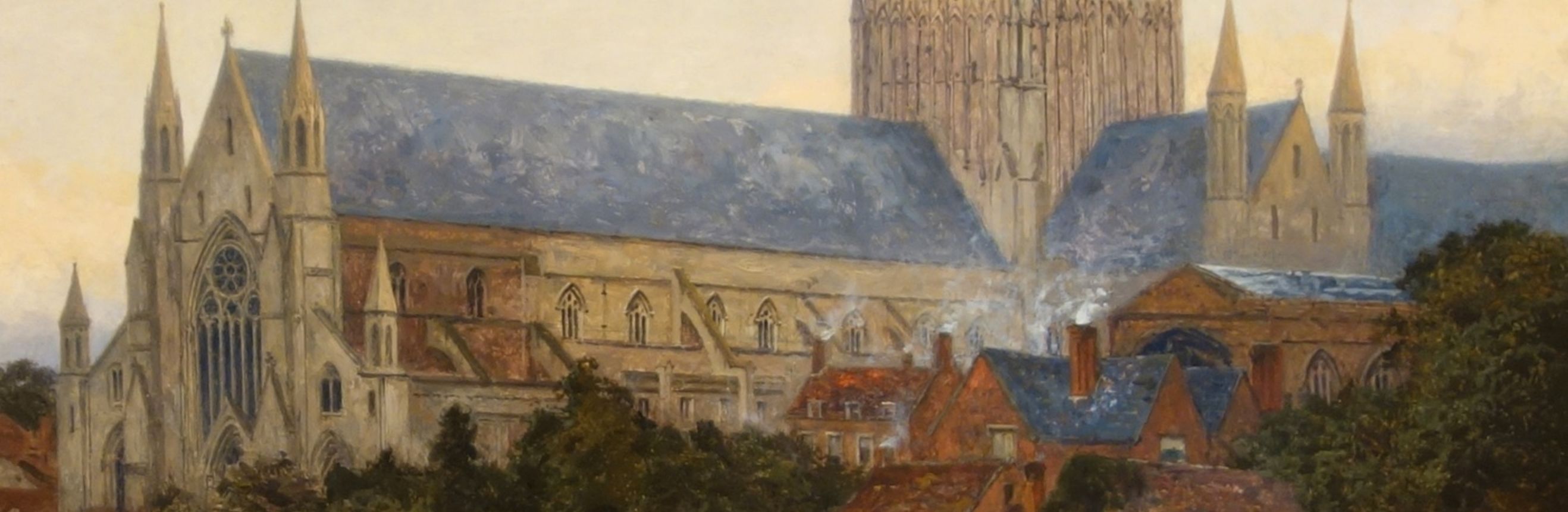 The cover for the Standard Ebooks edition of Barchester Towers.