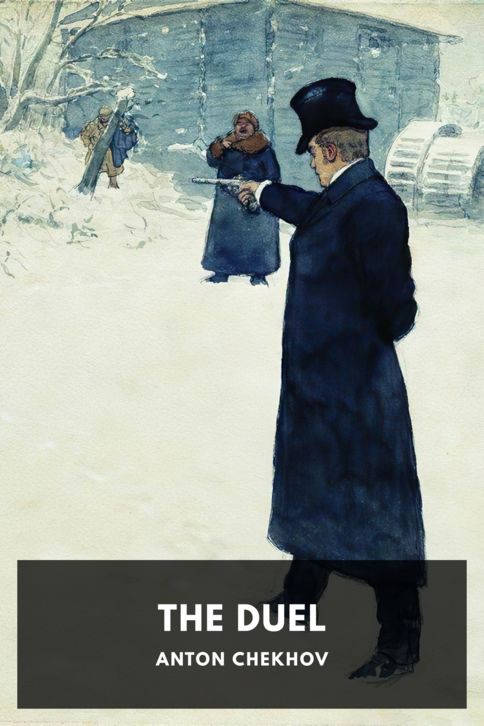 The cover for the Standard Ebooks edition of The Duel, by Anton Chekhov. Translated by Constance Garnett