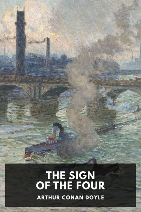 The cover for the Standard Ebooks edition of The Sign of the Four, by Arthur Conan Doyle