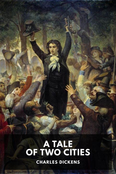 The cover for the Standard Ebooks edition of A Tale of Two Cities, by Charles Dickens