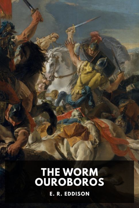 The cover for the Standard Ebooks edition of The Worm Ouroboros, by E. R. Eddison