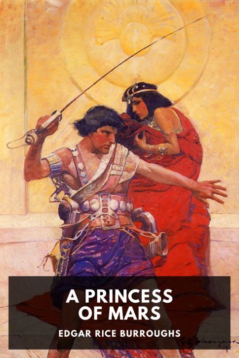 The cover for the Standard Ebooks edition of A Princess of Mars, by Edgar Rice Burroughs