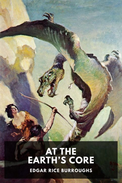 The cover for the Standard Ebooks edition of At the Earth’s Core, by Edgar Rice Burroughs