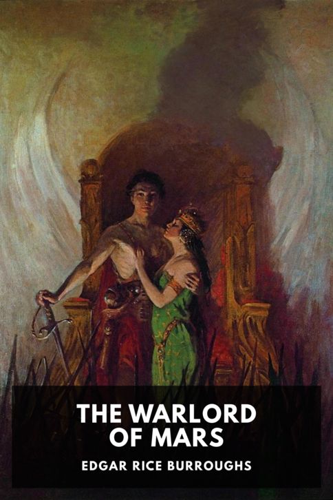 The cover for the Standard Ebooks edition of The Warlord of Mars, by Edgar Rice Burroughs