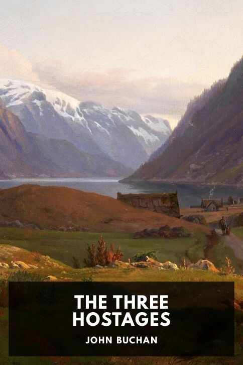 The cover for the Standard Ebooks edition of The Three Hostages, by John Buchan