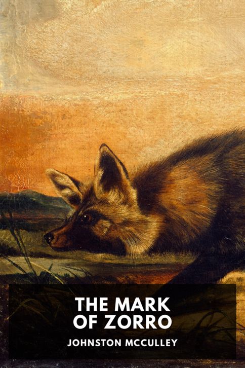 The cover for the Standard Ebooks edition of The Mark of Zorro, by Johnston McCulley