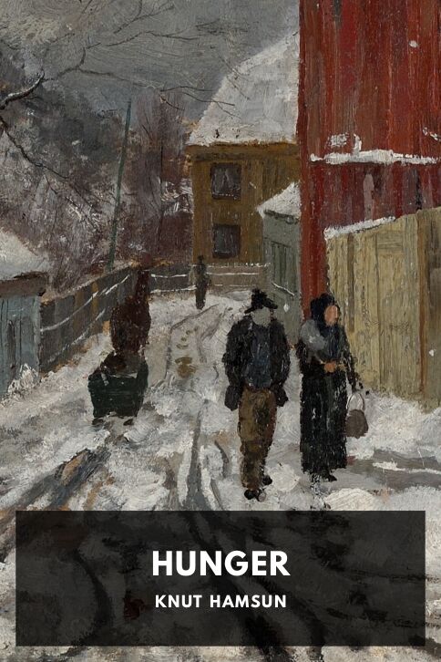 The cover for the Standard Ebooks edition of Hunger, by Knut Hamsun. Translated by George Egerton
