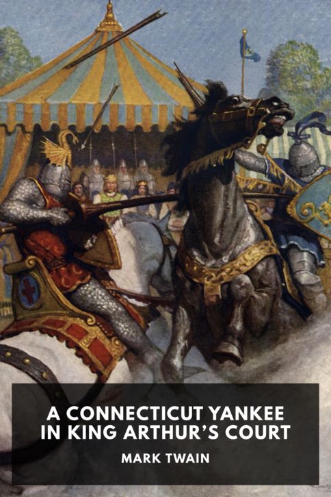 The cover for the Standard Ebooks edition of A Connecticut Yankee in King Arthur’s Court, by Mark Twain