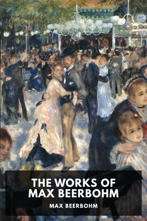 The cover for the Standard Ebooks edition of The Works of Max Beerbohm, by Max Beerbohm