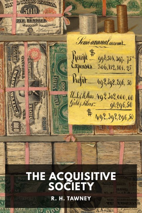 The cover for the Standard Ebooks edition of The Acquisitive Society, by R. H. Tawney
