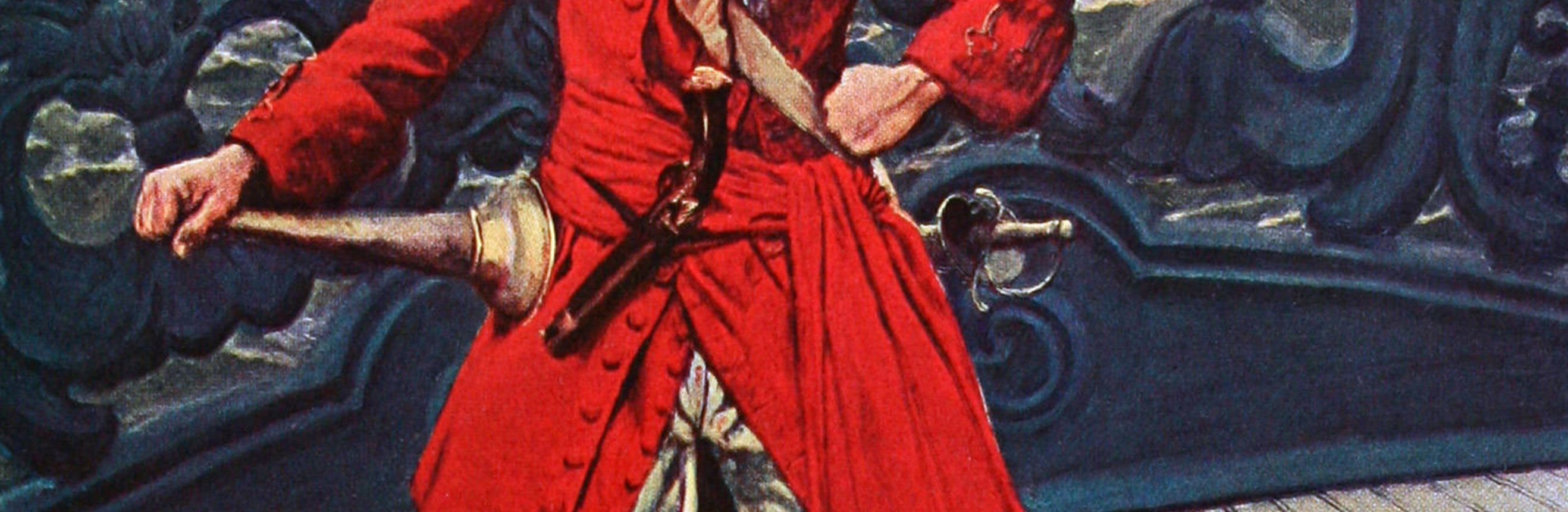 The cover for the Standard Ebooks edition of Captain Blood.