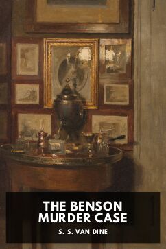The cover for the Standard Ebooks edition of The Benson Murder Case, by S. S. Van Dine