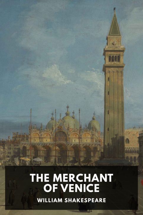 The cover for the Standard Ebooks edition of The Merchant of Venice, by William Shakespeare